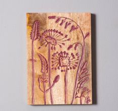 Rustic Leaf Wall Plate